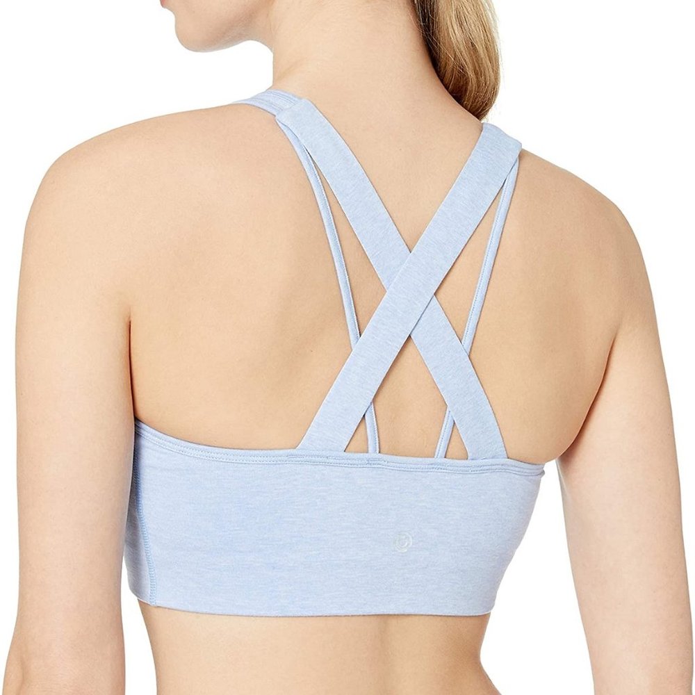 Women Spectrum Longline Cross Back Sports Bra D16
